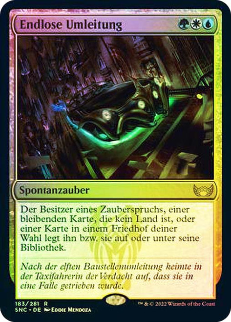 Endless Detour\nStreets of New Capenna - German\nSingle\nMagic The Gathering