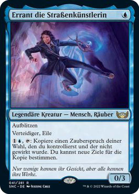 Errant, Street Artist\nStreets of New Capenna - German\nSingle\nMagic The Gathering
