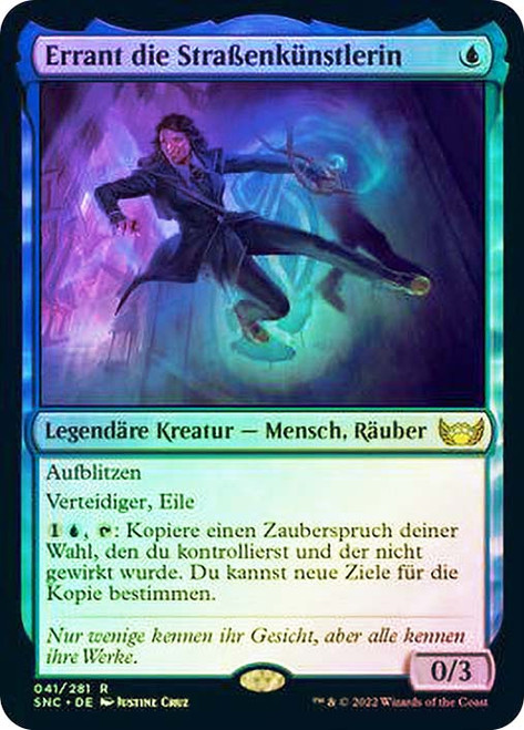 Errant, Street Artist\nStreets of New Capenna - German\nSingle\nMagic The Gathering