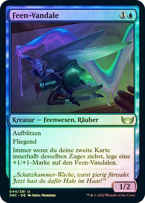 Faerie Vandal\nStreets of New Capenna - German\nSingle\nMagic The Gathering