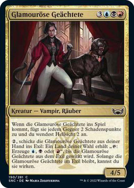 Glamorous Outlaw\nStreets of New Capenna - German\nSingle\nMagic The Gathering