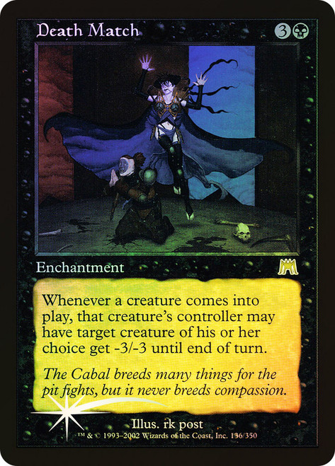 Death Match\nOnslaught\nSingle\nMagic The Gathering