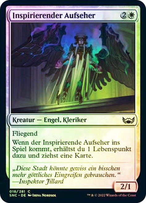 Inspiring Overseer\nStreets of New Capenna - German\nSingle\nMagic The Gathering