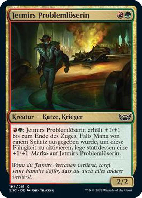 Jetmir's Fixer\nStreets of New Capenna - German\nSingle\nMagic The Gathering