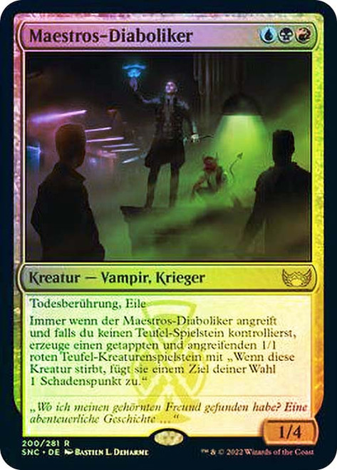 Maestros Diabolist\nStreets of New Capenna - German\nSingle\nMagic The Gathering