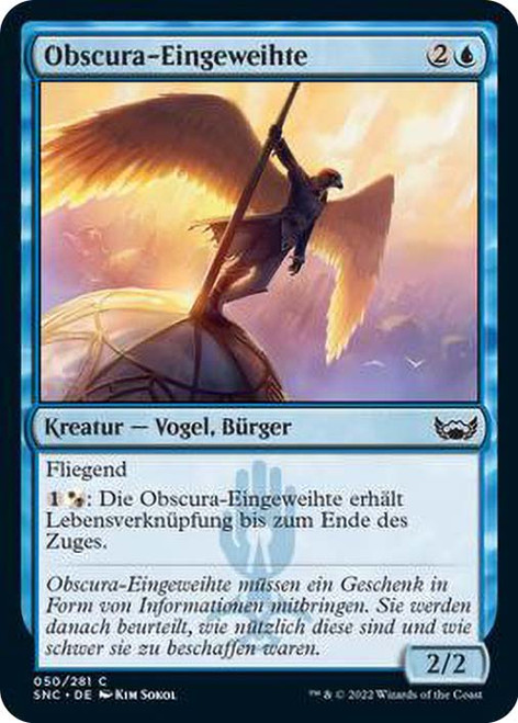 Obscura Initiate\nStreets of New Capenna - German\nSingle\nMagic The Gathering