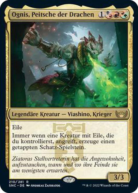 Ognis, the Dragon's Lash\nStreets of New Capenna - German\nSingle\nMagic The Gathering