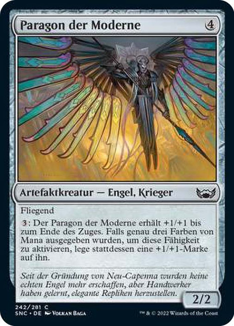 Paragon of Modernity\nStreets of New Capenna - German\nSingle\nMagic The Gathering