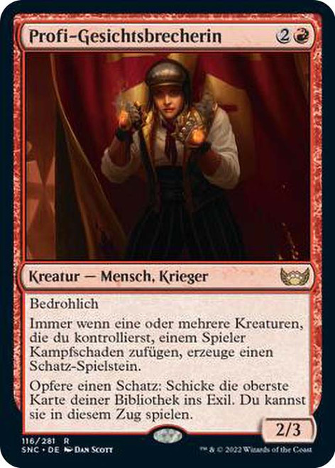 Professional Face-Breaker\nStreets of New Capenna - German\nSingle\nMagic The Gathering