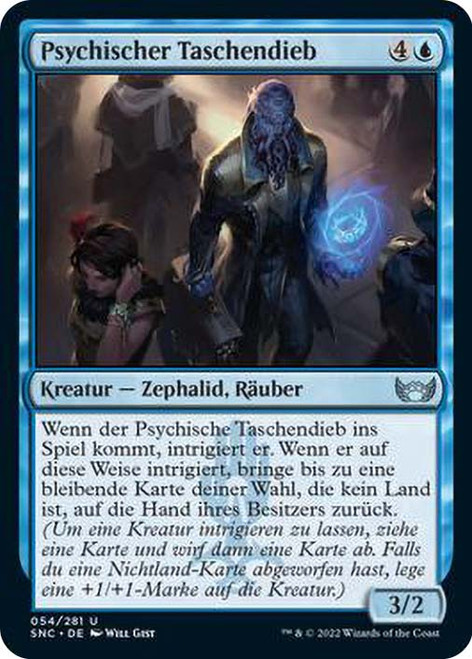Psychic Pickpocket\nStreets of New Capenna - German\nSingle\nMagic The Gathering