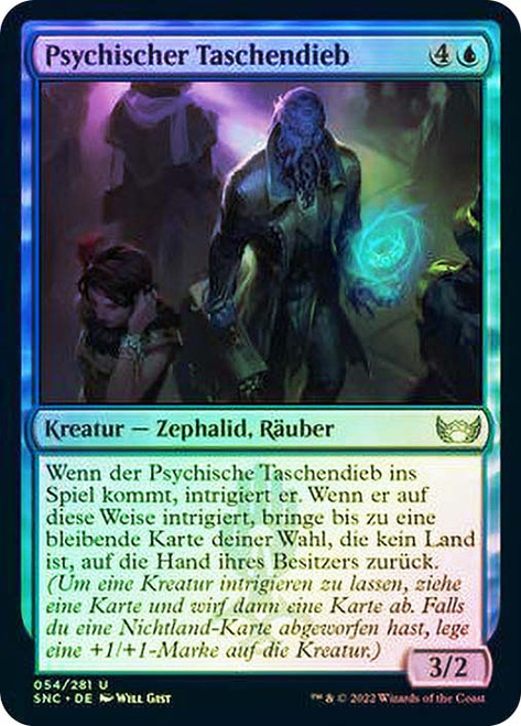 Psychic Pickpocket\nStreets of New Capenna - German\nSingle\nMagic The Gathering