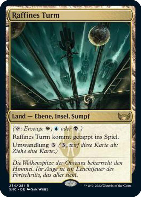 Raffine's Tower\nStreets of New Capenna - German\nSingle\nMagic The Gathering