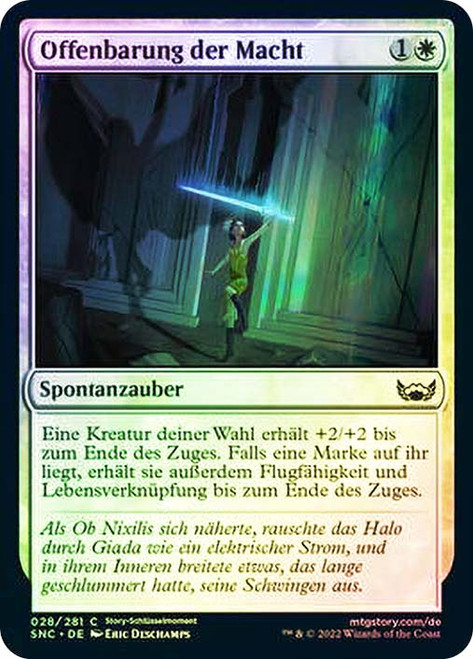 Revelation of Power\nStreets of New Capenna - German\nSingle\nMagic The Gathering