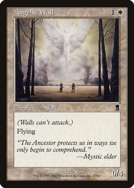 Angelic Wall\nOdyssey\nSingle\nMagic The Gathering
