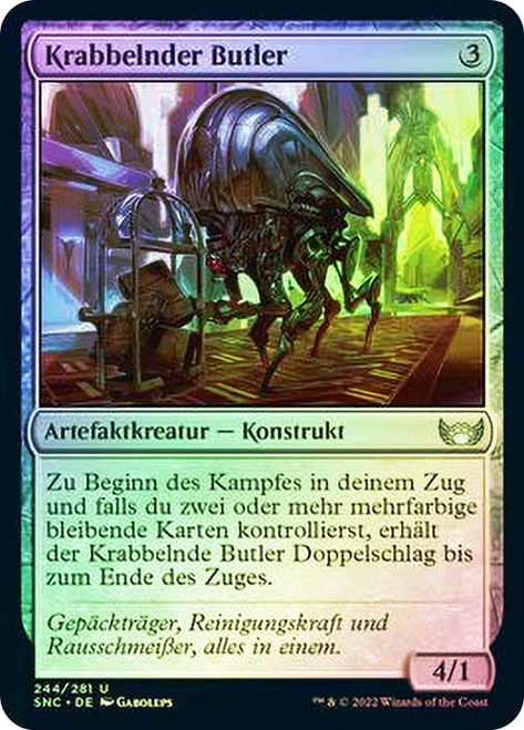 Scuttling Butler\nStreets of New Capenna - German\nSingle\nMagic The Gathering