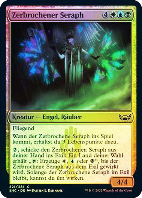 Shattered Seraph\nStreets of New Capenna - German\nSingle\nMagic The Gathering