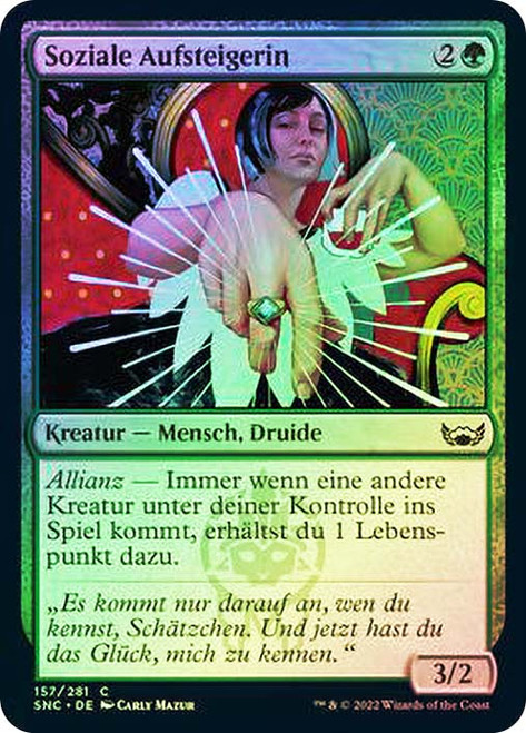 Social Climber\nStreets of New Capenna - German\nSingle\nMagic The Gathering