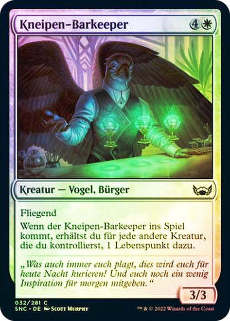 Speakeasy Server\nStreets of New Capenna - German\nSingle\nMagic The Gathering