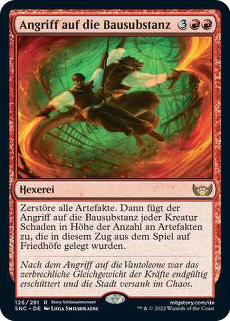 Structural Assault\nStreets of New Capenna - German\nSingle\nMagic The Gathering