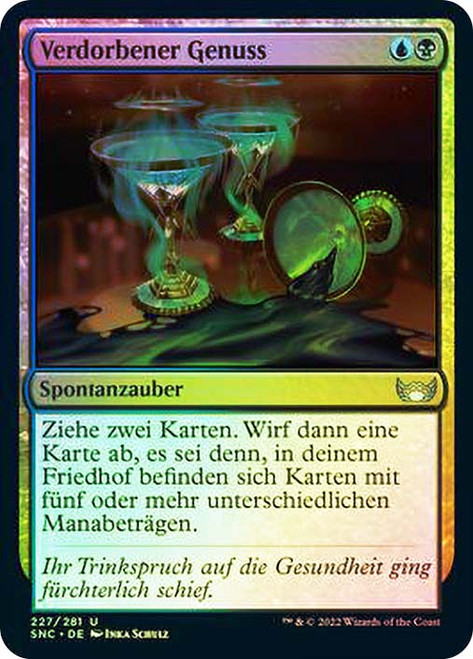 Tainted Indulgence\nStreets of New Capenna - German\nSingle\nMagic The Gathering