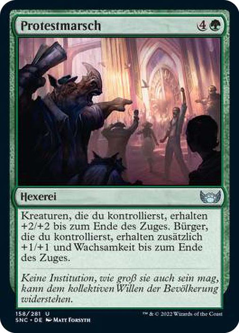 Take to the Streets\nStreets of New Capenna - German\nSingle\nMagic The Gathering
