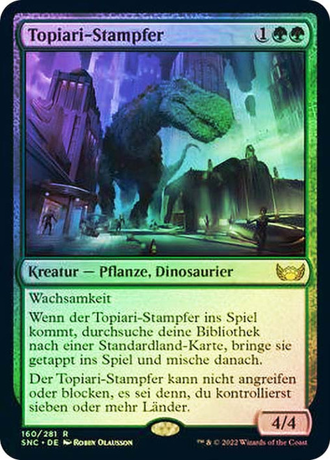 Topiary Stomper\nStreets of New Capenna - German\nSingle\nMagic The Gathering