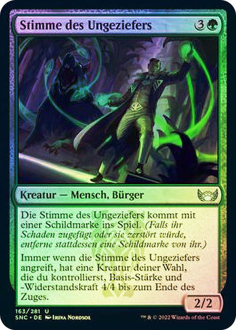 Voice of the Vermin\nStreets of New Capenna - German\nSingle\nMagic The Gathering