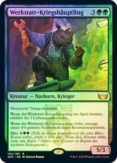 Workshop Warchief\nStreets of New Capenna - German\nSingle\nMagic The Gathering