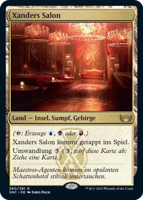 Xander's Lounge\nStreets of New Capenna - German\nSingle\nMagic The Gathering