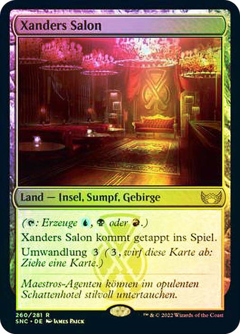 Xander's Lounge\nStreets of New Capenna - German\nSingle\nMagic The Gathering