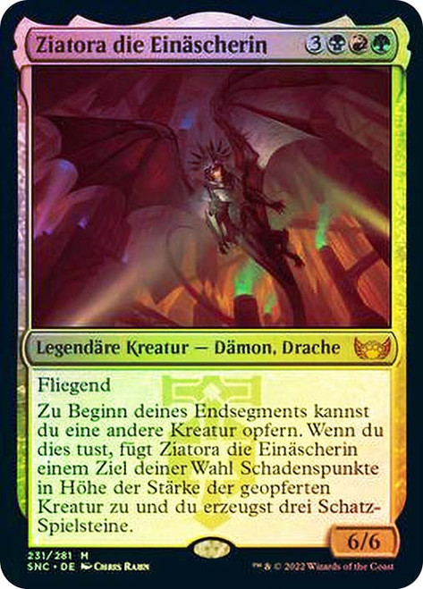 Ziatora, the Incinerator\nStreets of New Capenna - German\nSingle\nMagic The Gathering