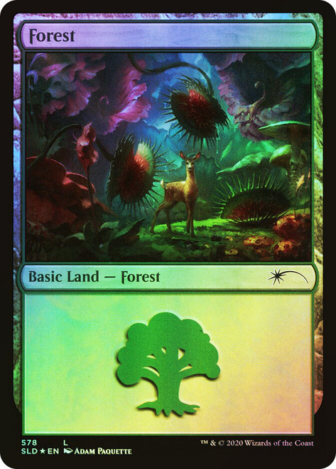 Forest (Secret Lair) (#578)\nPromo: General\nSingle\nMagic The Gathering