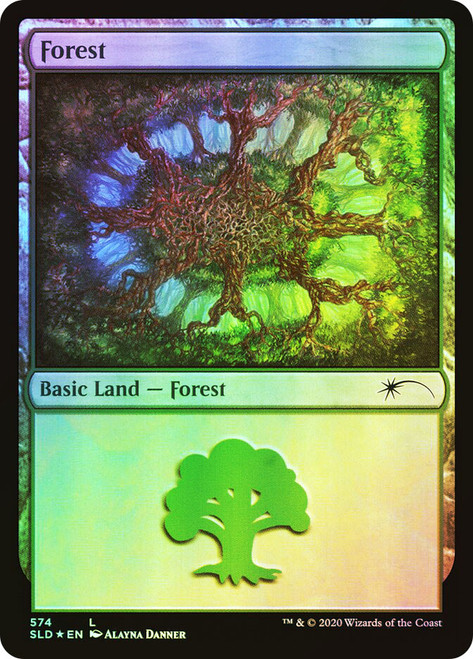 Forest (Arena) (Urza's Saga) | Promo | Star City Games