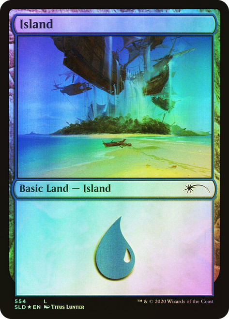 Island (Secret Lair) (#554)\nPromo: General\nSingle\nMagic The Gathering