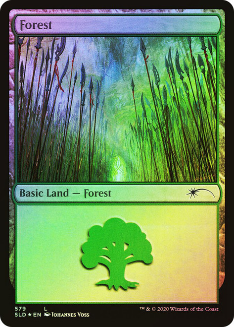 Forest (Secret Lair) (#579)\nPromo: General\nSingle\nMagic The Gathering