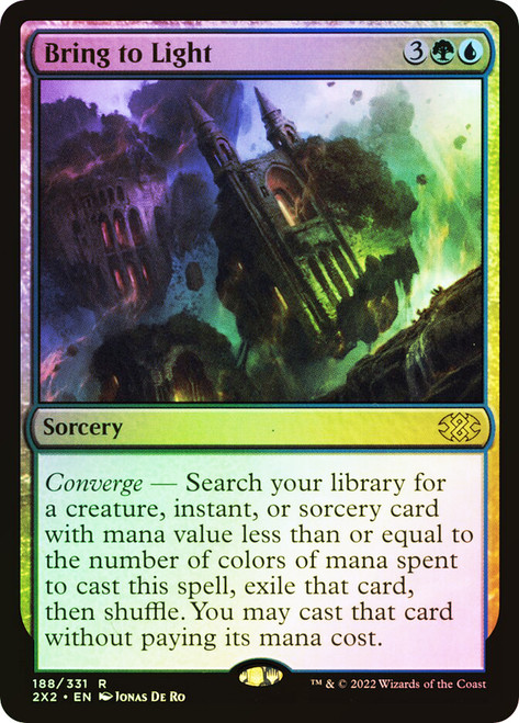 Bring to Light
Double Masters 2022
Single
Magic: The Gathering