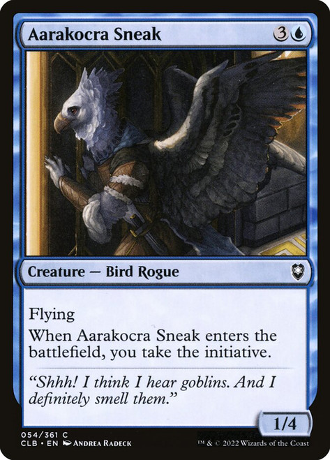 Aarakocra Sneak\nCommander Legends: Battle for Baldur's Gate\nSingle\nMagic The Gathering
