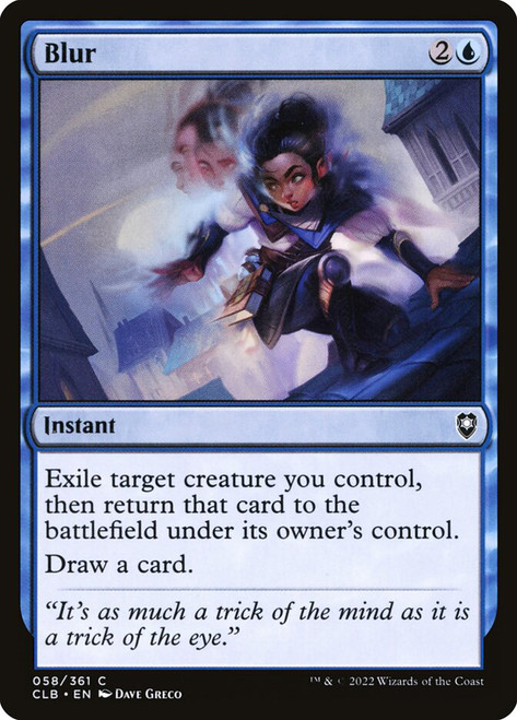 Blur\nCommander Legends: Battle for Baldur's Gate\nSingle\nMagic The Gathering