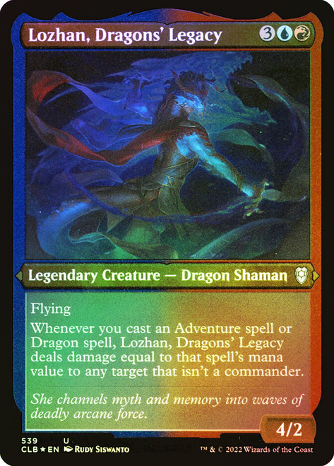 Lozhan, Dragons' Legacy (Foil Etched)\nCommander Legends: Battle for Baldur's Gate - Foil Etched\nSingle\nMagic The Gathering