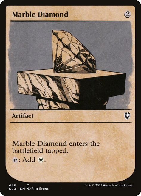 Marble Diamond (Showcase)\nCommander Legends: Battle for Baldur's Gate - Variants\nSingle\nMagic The Gathering