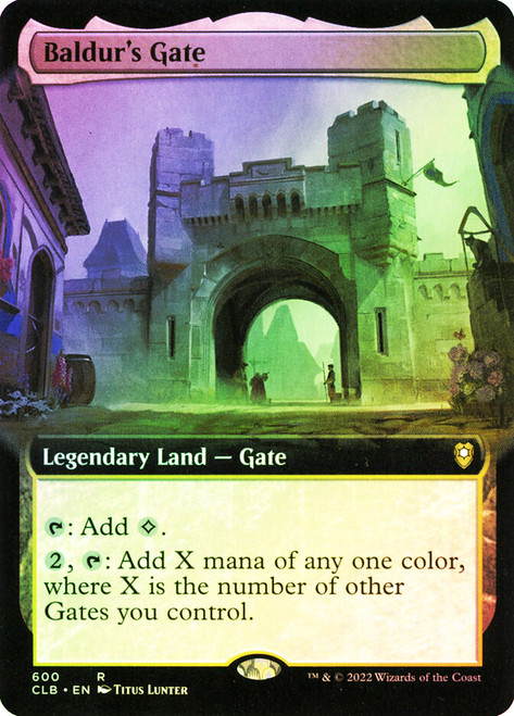 Baldur's Gate (Extended Art)\nCommander Legends: Battle for Baldur's Gate - Variants\nSingle\nMagic The Gathering