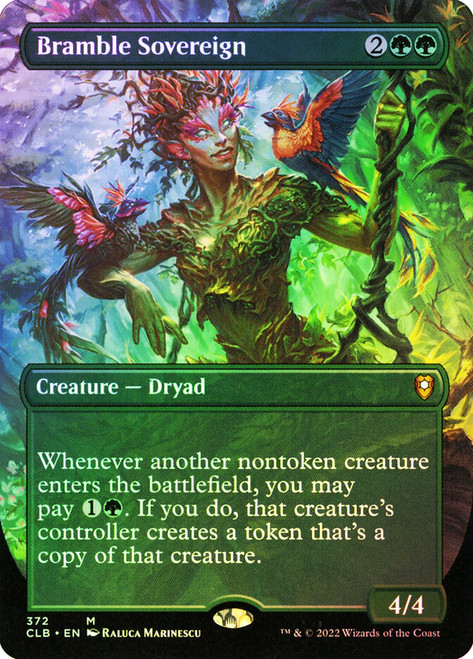 Bramble Sovereign (Borderless)\nCommander Legends: Battle for Baldur's Gate - Variants\nSingle\nMagic The Gathering