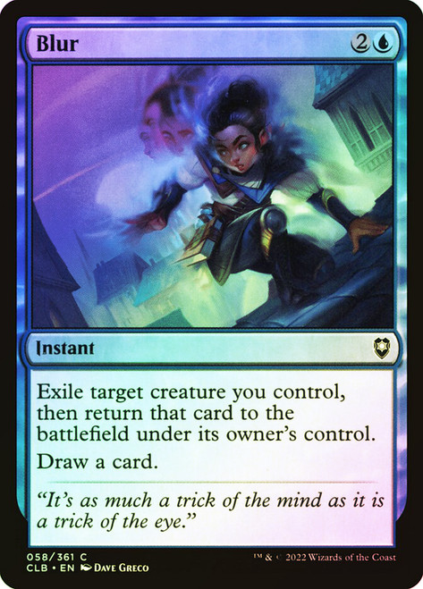 Blur\nCommander Legends: Battle for Baldur's Gate\nSingle\nMagic The Gathering