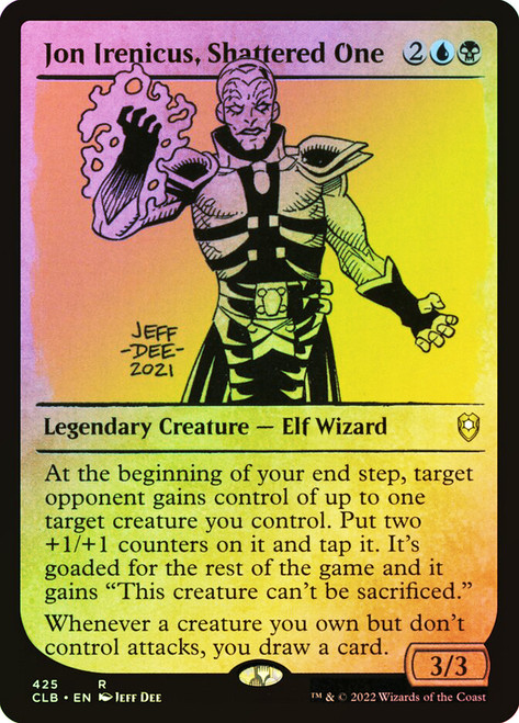 Jon Irenicus, Shattered One (Showcase)\nCommander Legends: Battle for Baldur's Gate - Variants\nSingle\nMagic The Gathering