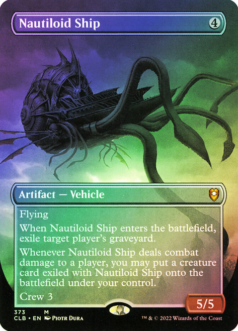 Nautiloid Ship (Borderless)\nCommander Legends: Battle for Baldur's Gate - Variants\nSingle\nMagic The Gathering