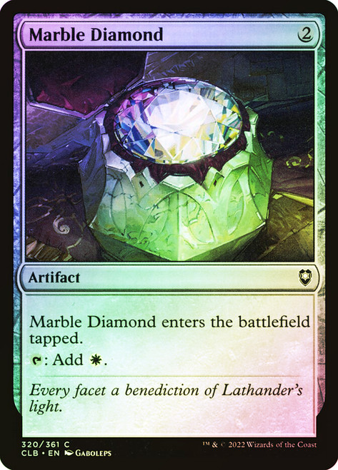 Marble Diamond\nCommander Legends: Battle for Baldur's Gate\nSingle\nMagic The Gathering