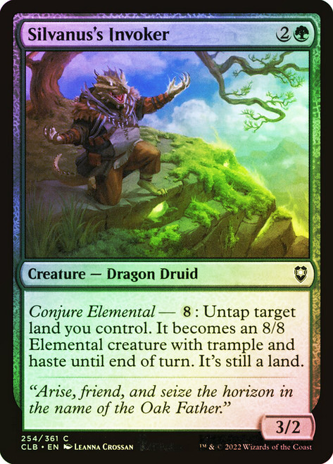 Silvanus's Invoker\nCommander Legends: Battle for Baldur's Gate\nSingle\nMagic The Gathering