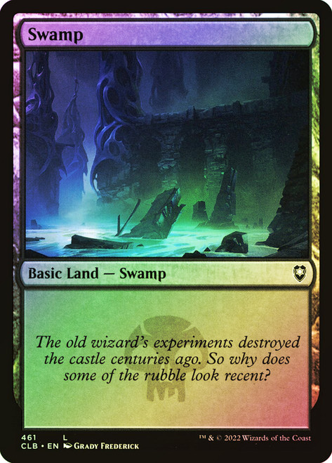 Swamp (#461)\nCommander Legends: Battle for Baldur's Gate\nSingle\nMagic The Gathering