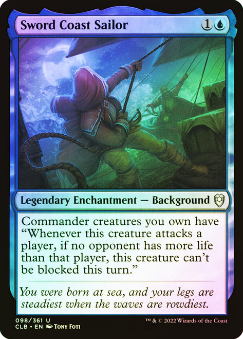 Sword Coast Sailor\nCommander Legends: Battle for Baldur's Gate\nSingle\nMagic The Gathering