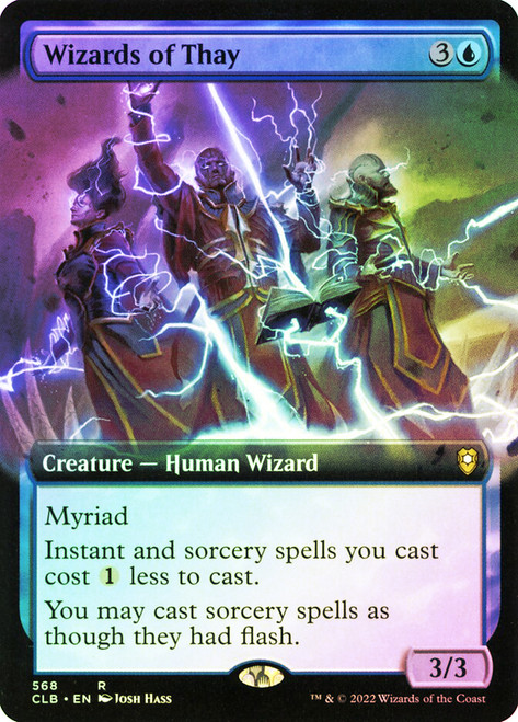 Wizards of Thay (Extended Art)\nCommander Legends: Battle for Baldur's Gate - Variants\nSingle\nMagic The Gathering